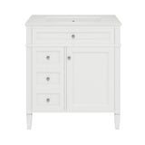 Bathroom Vanity With Medicine Cabinet, Royal Mirror Cabinet, Modern Bathroom Storage Cabinet With 2 Soft Closing Doors And 4 Drawers