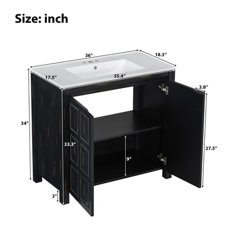 Bathroom Vanity Organizer With Sink, Combo Cabinet Set, Bathroom Storage Cabinet HouseOfZazla