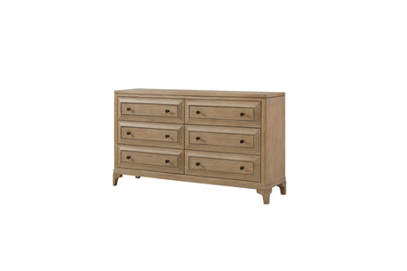 Queen Canopy Bedroom Set With A 2 Drawer Nightstand A Dresser With Poster Mirror And A Door Chest - Sand HouseOfZazla