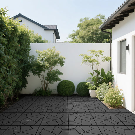 Stone Style 12" Patio Deck Tiles HouseOfZazla