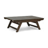 Outdoor Acacia Wood Coffee Table With Open Slat Design HouseOfZazla