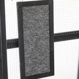 Outdoor Cat House, Diy Cat Enclosure Catio With Double Enter Doors