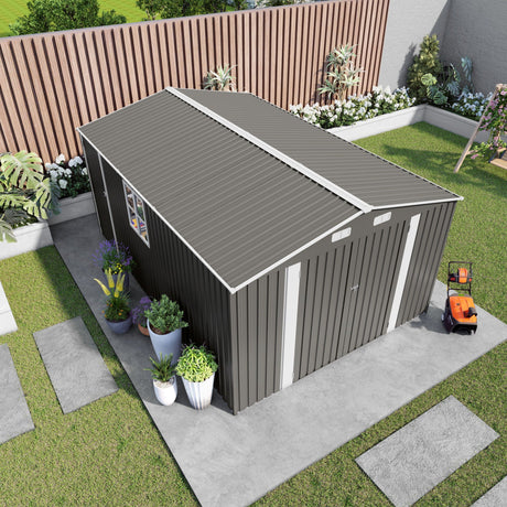 Outdoor Storage Shed With Lockable Doors HouseOfZazla