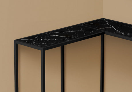 Corner Accent Console Table For Entryway, Unique L-Shaped Design HouseOfZazla