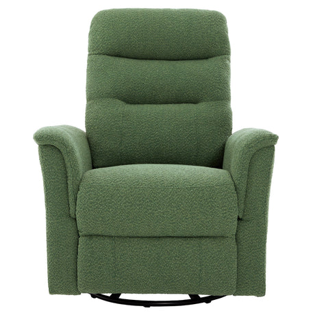 Manual Recliner Chair With 8-Point Massage and Swivel Function HouseOfZazla