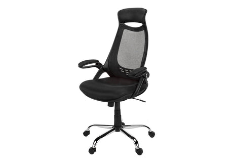 Office Chair, Adjustable Height, Swivel, Ergonomic, Armrests, Contemporary & Modern HouseOfZazla