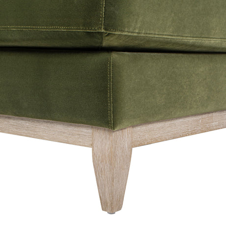 Pasadena - Modern Farmhouse Chaise Lounge Chair - Olive Green HouseOfZazla
