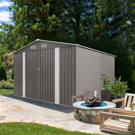 Outdoor Storage Shed With Lockable Doors HouseOfZazla