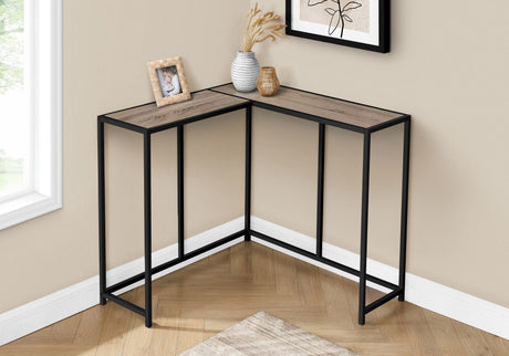 Corner Accent Console Table For Entryway, Unique L-Shaped Design HouseOfZazla