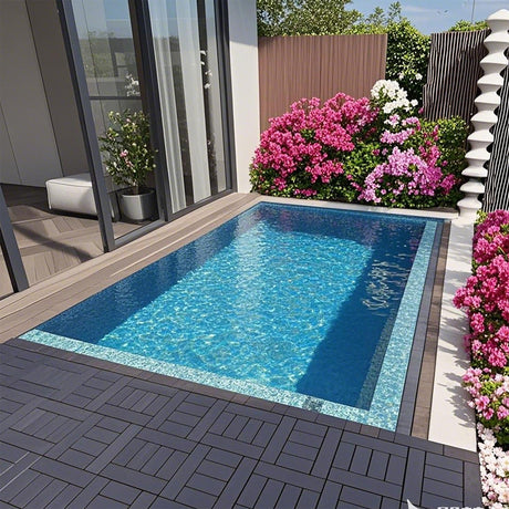 H Style Diy Module Interlocking Patio Deck Tiles HouseOfZazla