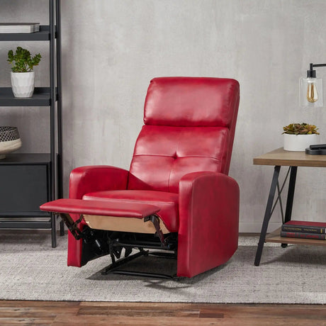 Contemporary Recliner Chair With Push Back Function HouseOfZazla