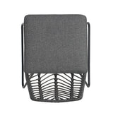 DEJA Chair 2PCS with 2 Cushions, Gray