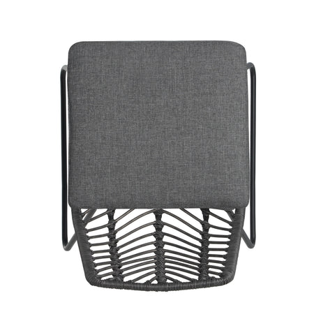 DEJA Chair 2PCS with 2 Cushions, Gray HouseOfZazla