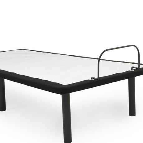 Model H Adjustable Base Full Size Metal Bed Frame Grey HouseOfZazla