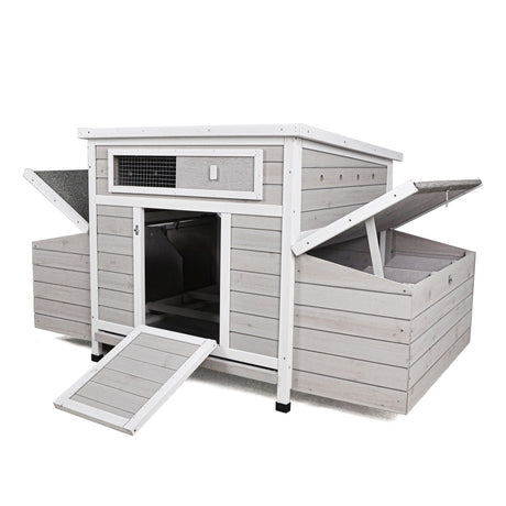 Large Chicken Coop Outdoor Hen House & Dual Nesting Boxes HouseOfZazla
