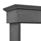 Topmax 66'' Large Outdoor Farmhouse Wooden Potting Bench Table