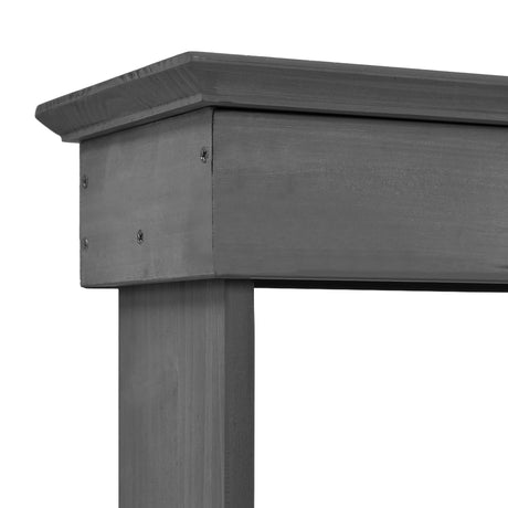 Topmax 66'' Large Outdoor Farmhouse Wooden Potting Bench Table HouseOfZazla