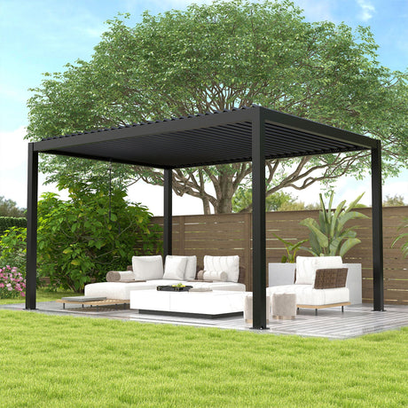 Louver Pergola Aluminium Frame & Louvers HouseOfZazla