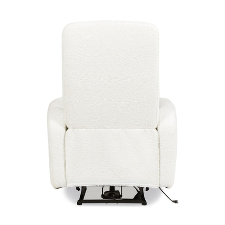 Bloomy - High Back Power Recliner Motion Chair - Chiffon White HouseOfZazla