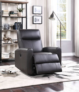 Blane Top Grain Leather Match Power Motion Recliner - Brown