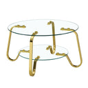 Double Layer Coffee Table HouseOfZazla