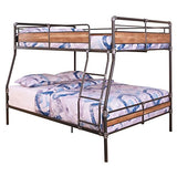 Acme Brantley II Full XL Over Queen Metal Bunk Bed in Sandy Black Acme