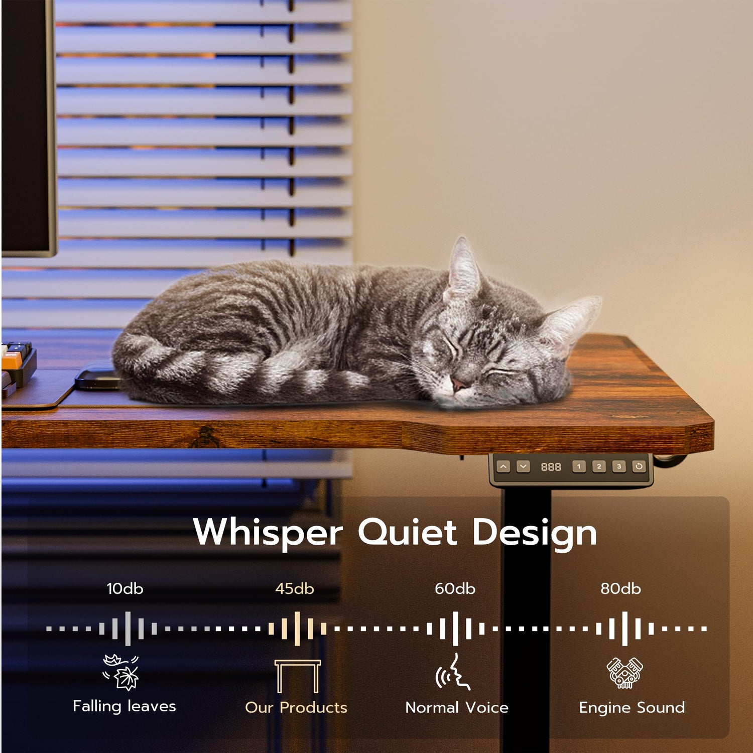 Acrolix 71" Reversiable L-Shaped Electric Standing Desk Adjustable Height Gaming Stand Up Corner Desk Sit Stand Home Office Computer Desk with Splice Board,Rustic Brown Top Acrolix