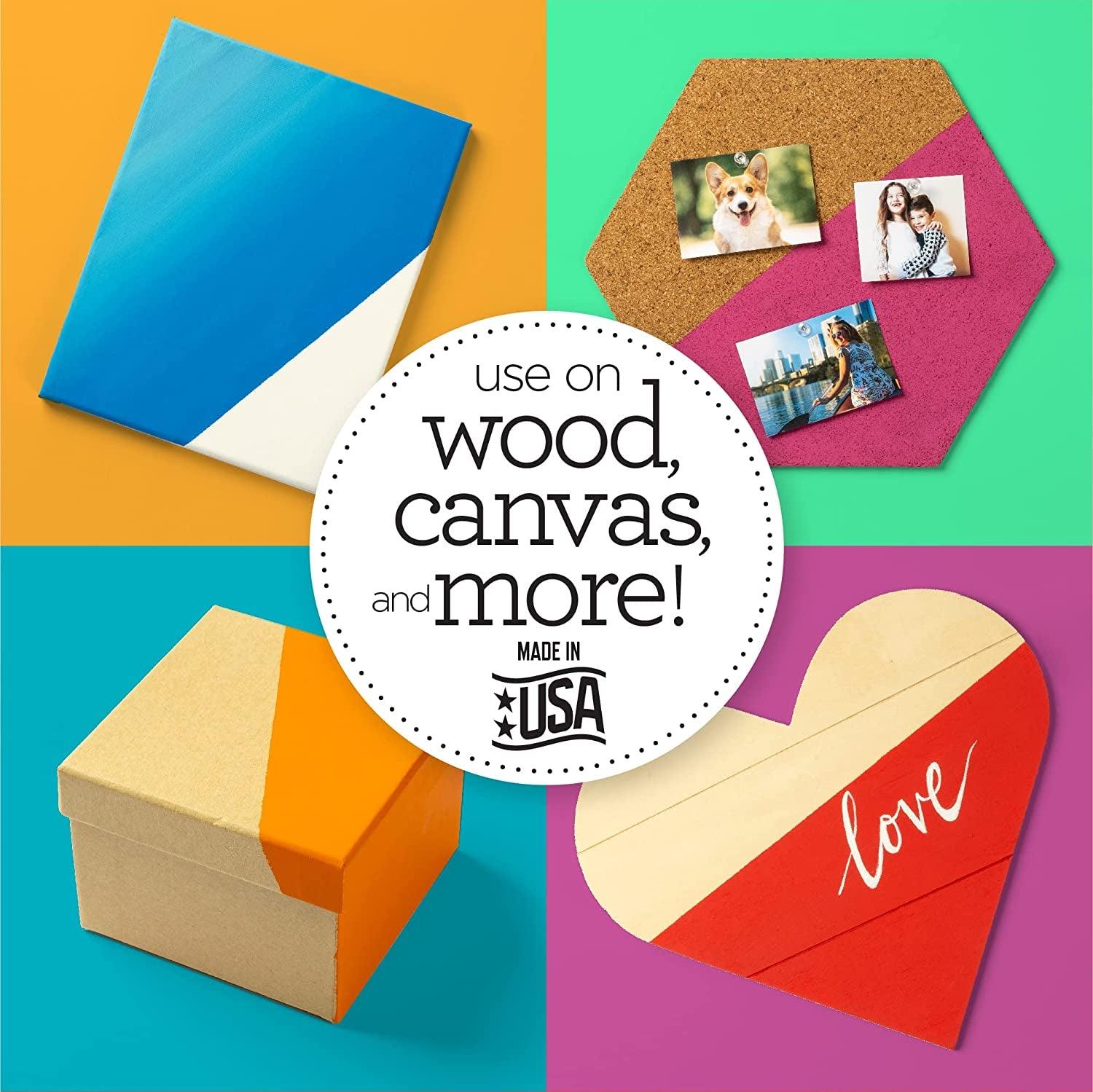 Acrylic Paint Set, 2 Fl Oz (Pack of 18), Assorted Matte Colors, 18 Count WoodArtSupply