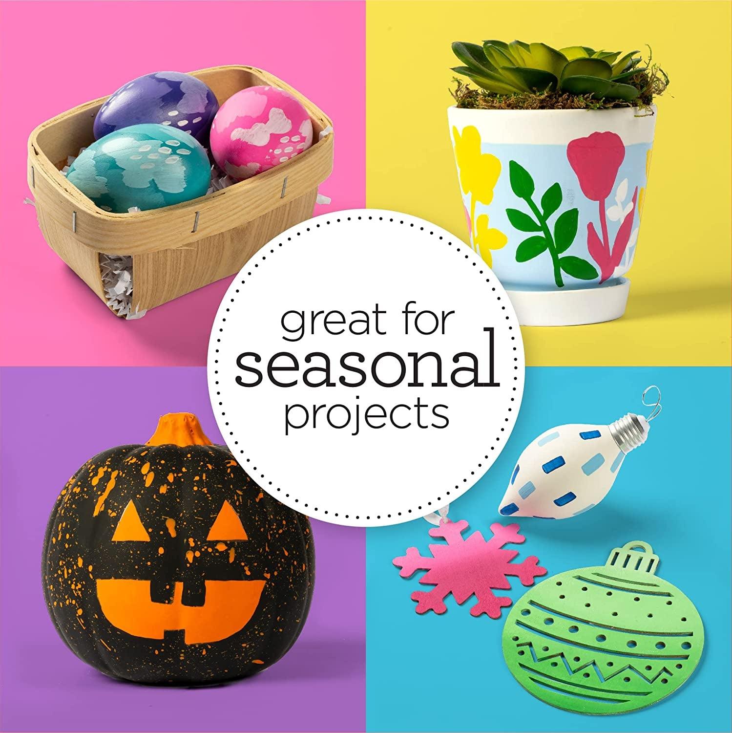 Acrylic Paint Set, 2 Fl Oz (Pack of 18), Assorted Matte Colors, 18 Count WoodArtSupply