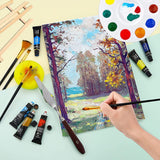 Acrylic Paint Set,56 PCS with Paint Brushes, 36 Colors Acrylic Paints, 1 Easel, 2 Painting Canvases, Palette, Paint Knives and Art Sponges WoodArtSupply