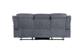 Zubaida Two Tone 3 Piece Recliner Living Room Set