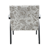 Mid-Century Modern Lounge Armchair - Seat Cushion (Beige + Grey)
