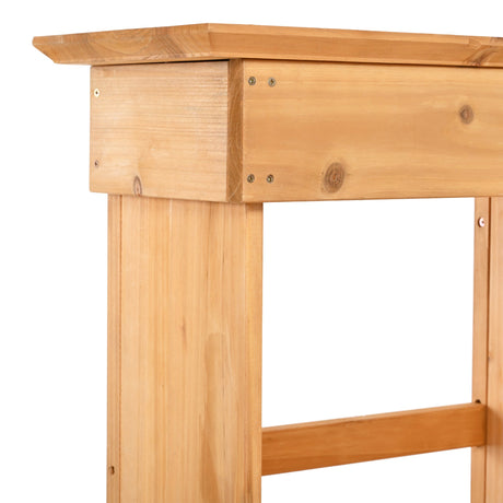 TOPMAX 65.7'' Tall Garden Potting Bench Table with Hutch HouseOfZazla