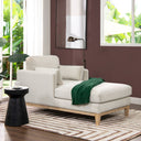 Knox - Modern Farmhouse Chaise Lounge Chair HouseOfZazla