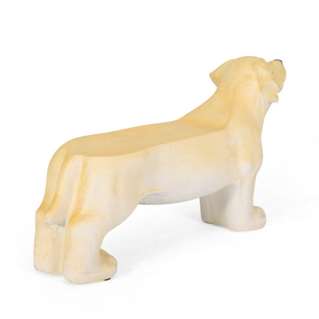 MGO Dog Bench, Outdoor Light Brown, No Assembly Required HouseOfZazla