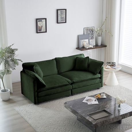 Modern Fabric Loveseat Sofa Couch for Living Room HouseOfZazla