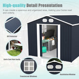 Campcraft 8x12 Ft Outdoor Metal Storage Shed
