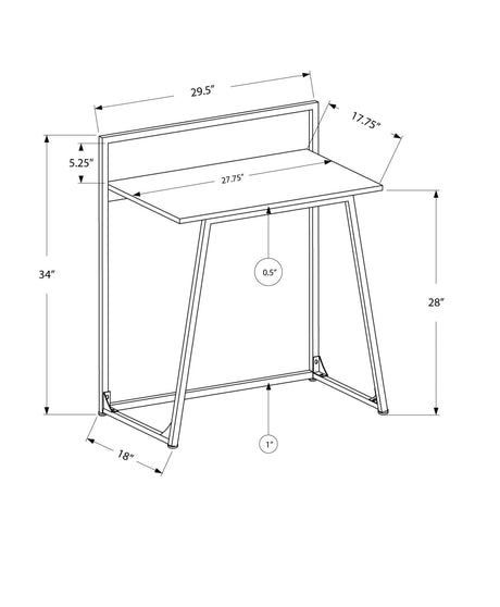 Computer Desk for Home Office, Functional Workspace Contemporary & Modern HouseOfZazla