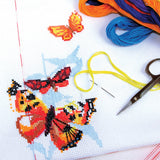 Aida Cloth 14 Count Cross Stitch Fabric 12 by 18 Inch,8 Color Yurdon