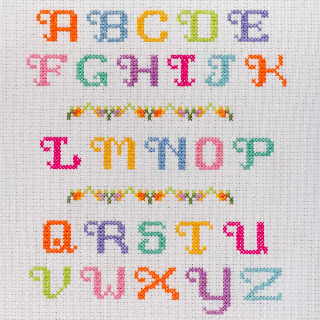 Aida Cloth 14 Count Cross Stitch Fabric,19×28inch (14CT, Off White) Donmon