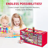 Arts & Crafts Supplies Center for Kids Craft Supplies Kit Complete 20 Filled Drawers of Craft Materials WoodArtSupply