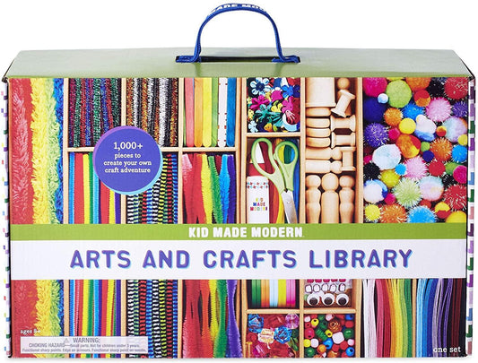 Arts & Crafts Supply Library Craft Supplies Learning Activities Kids Brain Boosting Crafting Kit Coloring Kit - WoodArtSupply