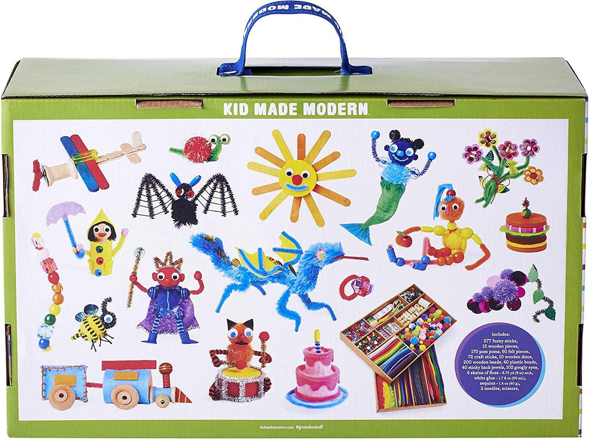 Arts & Crafts Supply Library Craft Supplies Learning Activities Kids Brain Boosting Crafting Kit Coloring Kit WoodArtSupply