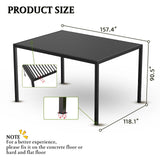 Louver Pergola Aluminium Frame & Louvers