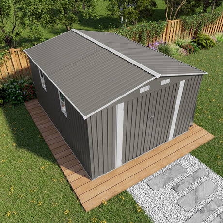 Outdoor Storage Shed With Lockable Doors HouseOfZazla