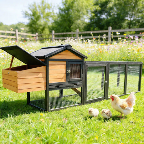 Chicken Coop With Run And Nesting Box HouseOfZazla