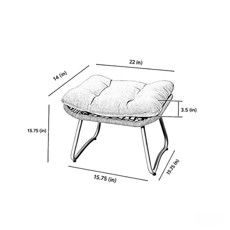 3-Piece Patio Furniture Set HouseOfZazla