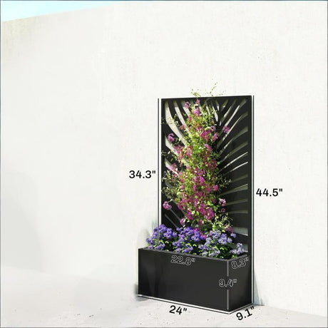 Freestanding Plant Bed, Wall Mounted Flower Bed, Raised Garden Bed HouseOfZazla