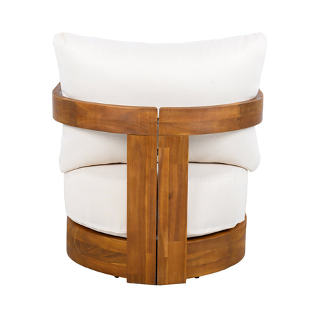 Premium Acacia Wood Outdoor Club Chair HouseOfZazla