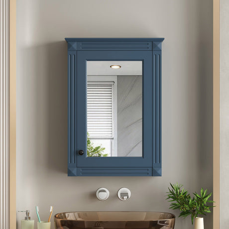Wall Mounted Bathroom Storage Medicine Cabinet For Over Toilet With Mirror HouseOfZazla